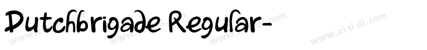 Dutchbrigade Regular字体转换